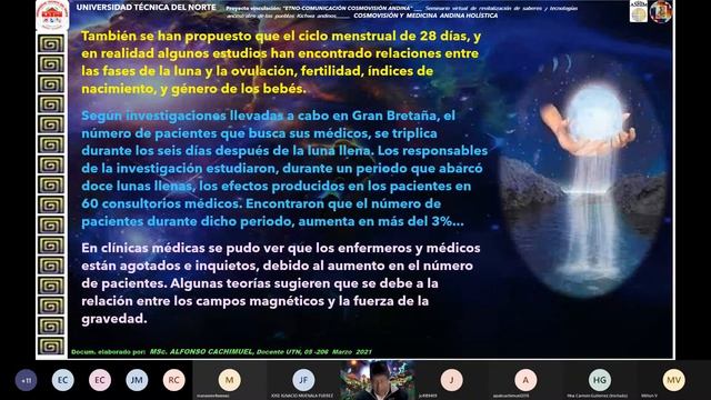 Seminario de Cosmovisión y Medicina andina holística 11° parte