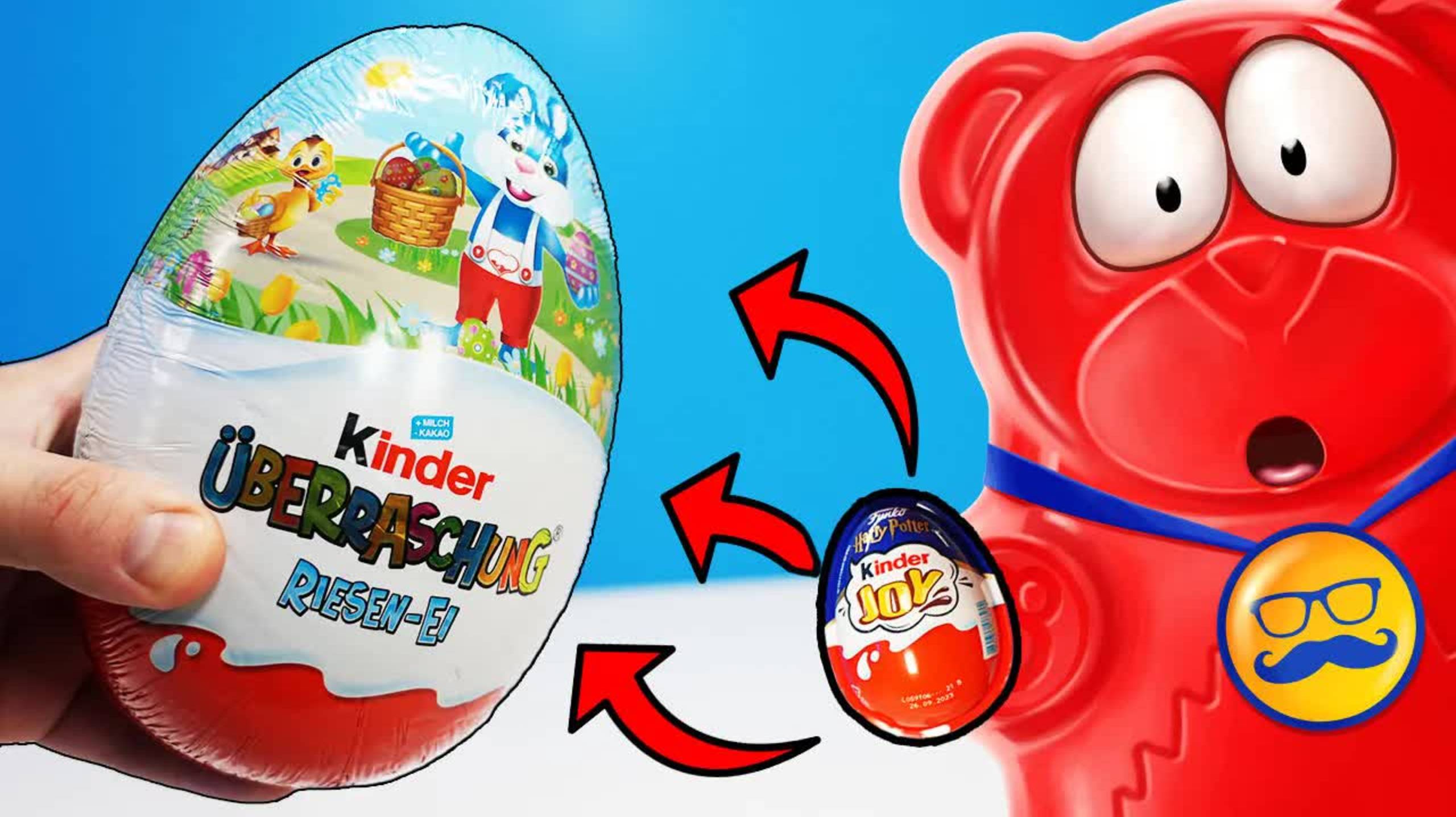 Я КУПИЛ МЕГА КИНДЕР СЮРПРИЗ ДЛЯ ЖЕЛЕЙНОГО МЕДВЕДЯ ВАЛЕРЫ