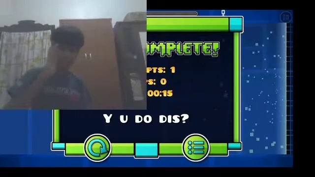 THIS MAKES MY HAND SWEATY!!- Geometry Dash#1 [Genkai O KoerU#1]