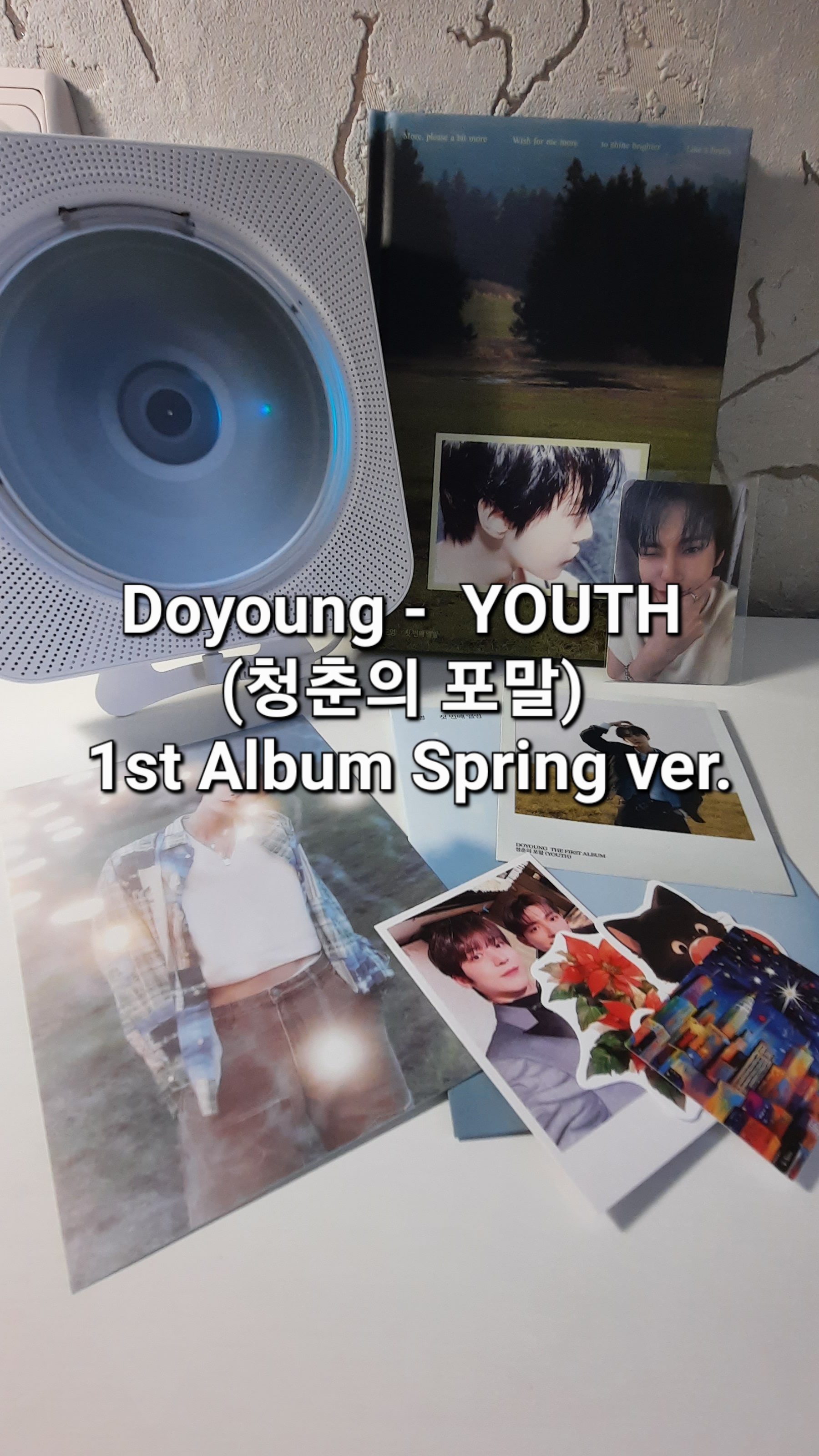 [Unboxing K_POP] Doyoung (nct) - 1st Album YOUTH (청춘의 포말) Spring ver.