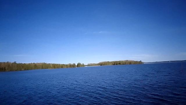 Метеор-048. Кораблик &quot;Вихрь&quot;. . Входим в Кижские шхеры. Онежское озеро.