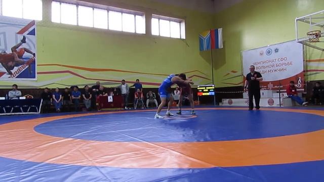 СФО.Кызыл-2018. 65 кг.1/8. Будажанаев Эрдэм(Бурятия)-Ооржак Артыш(Тыва)