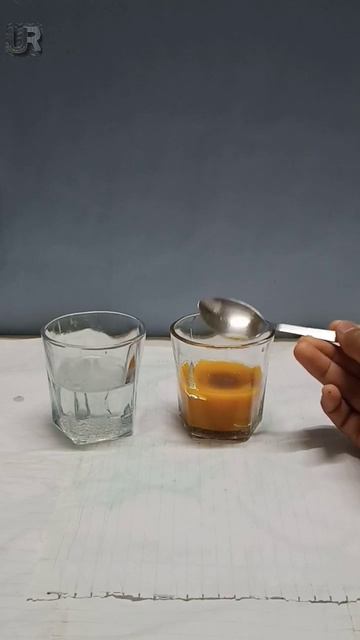 caustic soda and haldi powder experiment #shorts #youtubeshorts #viral #shortsfeed