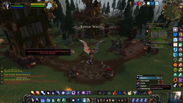World of Warcraft Wrath of the Lich King Classic Blood Elf Mage Leveling Part 2