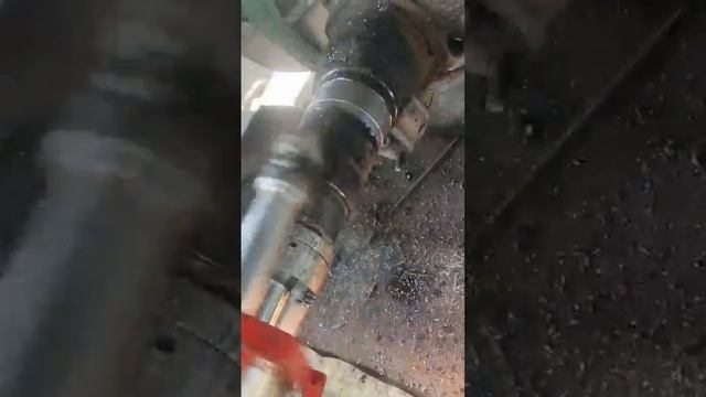 Работа на выезде,Тополево.Ремонт оси полуприцепа