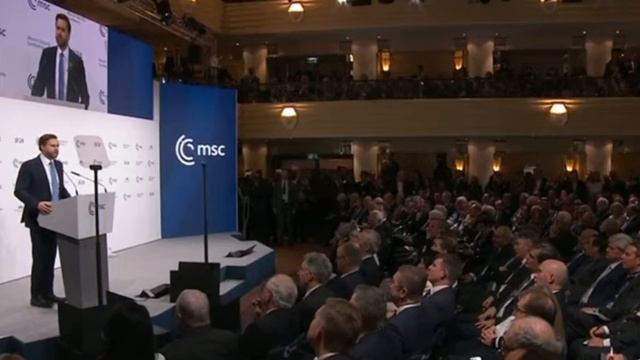 Речь вице-президента США Вэнса на Мюнхенской конференции.