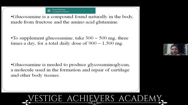Vestige Calcium & Glucosamine Training Telugu by Anil Jitendra