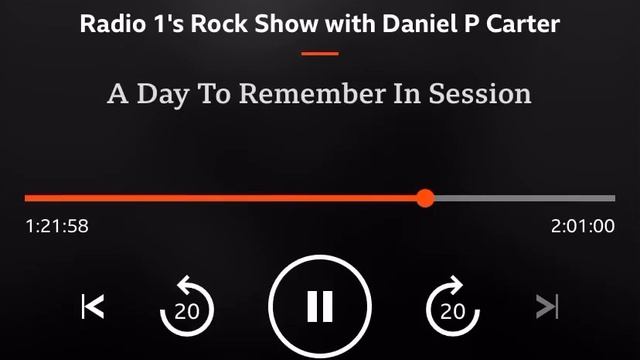 A DAY TO REMEMBER- MINDREADER (Live BBC Radio 1)
