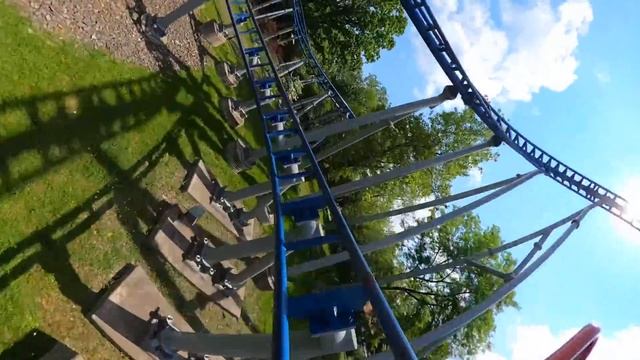 Sky Rocket Roller Coaster! Kennywood Amusement Park! Front Seat 4K POV