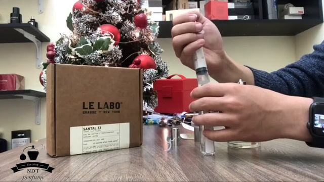 Thực hiện chiết Lelabo santal 33