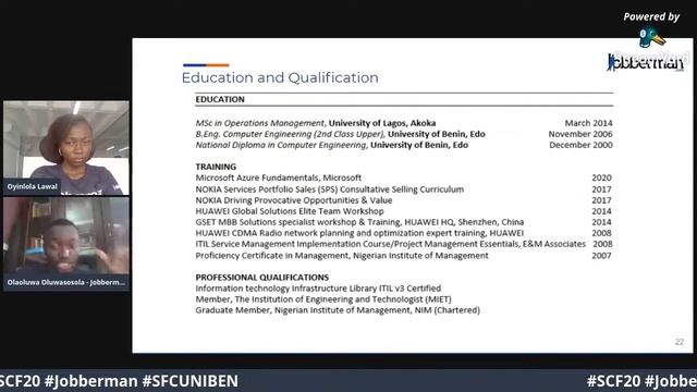 POST CAREER FAIR MASTERCLASS