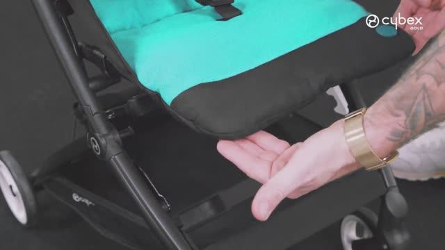 Как отрегулировать подножку у коляске Libelle CYBEX