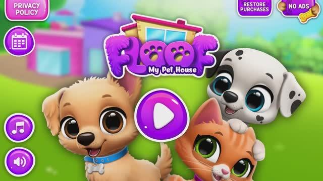 НОВЫЕ Маленькие Питомцы FLOOF My Pet House! Играем в игру Floof🐶 Новая СОБАЧКА. Зырики ТВ