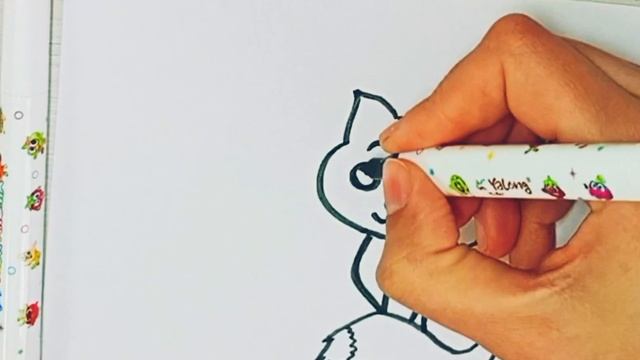 Как легко нарисовать рыжую кошечку🥰