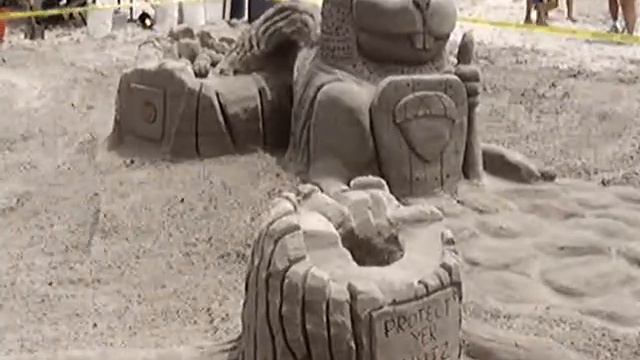 2008 Imperial Beach Sand Castle  Team "Protect your nuts"
