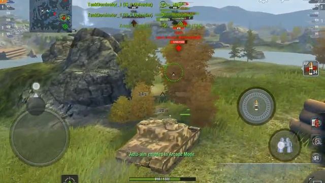 WoT Blitz - AT 15A on Falls Creek