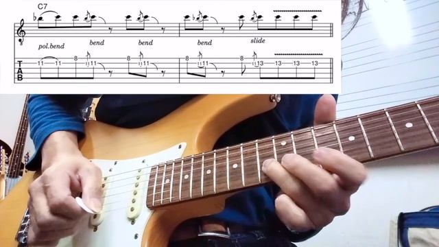 Eric Clapton, "I'm Tore Down" Guitar licks & Solo, With TAB・エリック・クラプトンI'm Tore Down /タブ譜あり
