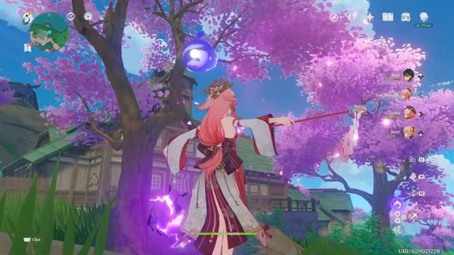 Yae Miko is the BEST at sakura bloom farming!