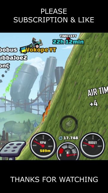 🎧 Is Bus A Top Today? 🎧 (Hot Dog Jumper) - Hill Climb Racing 2 #shorts #hcr2