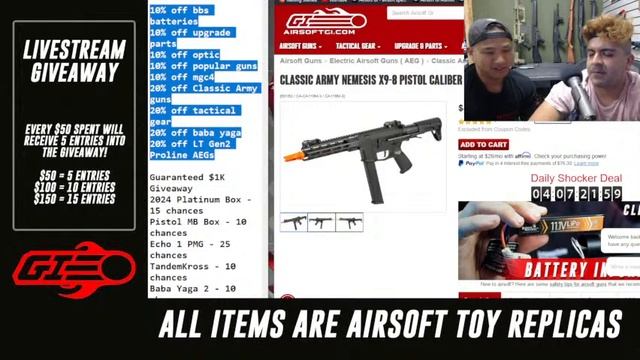 Airsofters here to help Newbs | Watch & Win $1K! | Q&A | Storefront Live Stream w/ Isaias & Bowas
