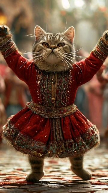 котики танцуют