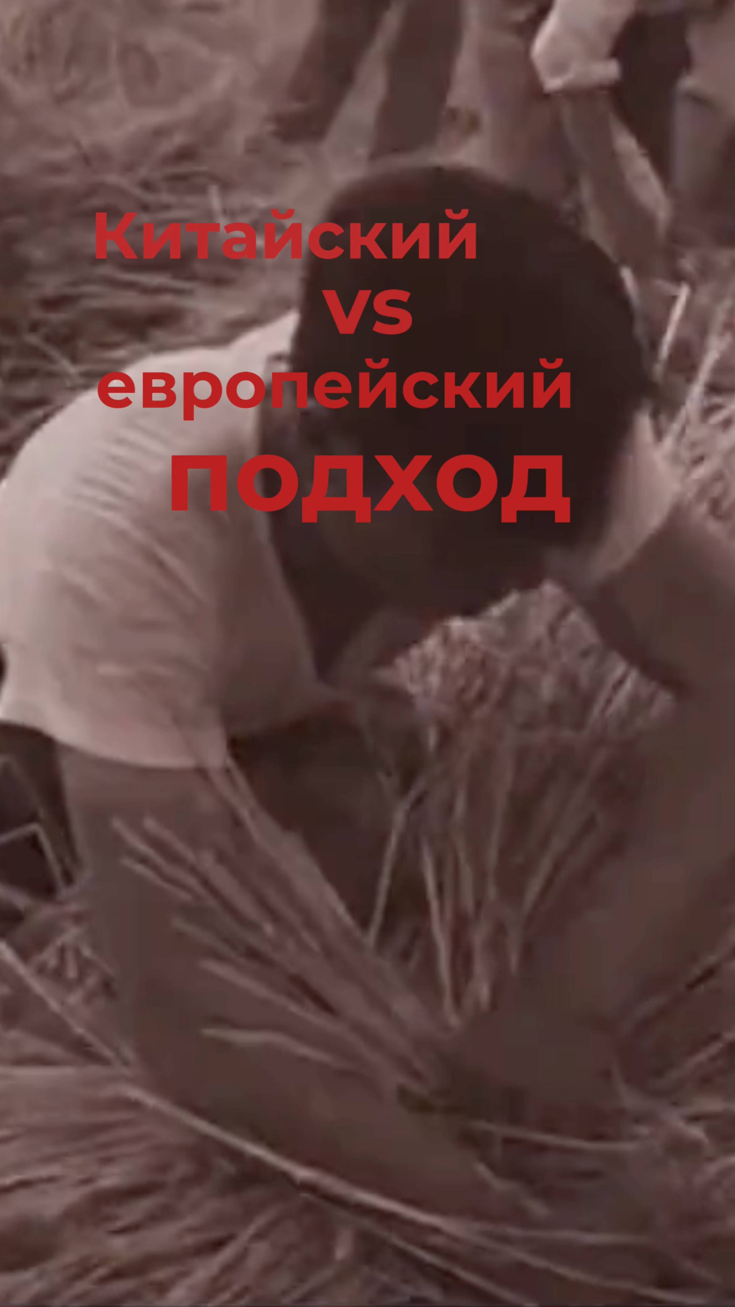Китайский vs европейский подход