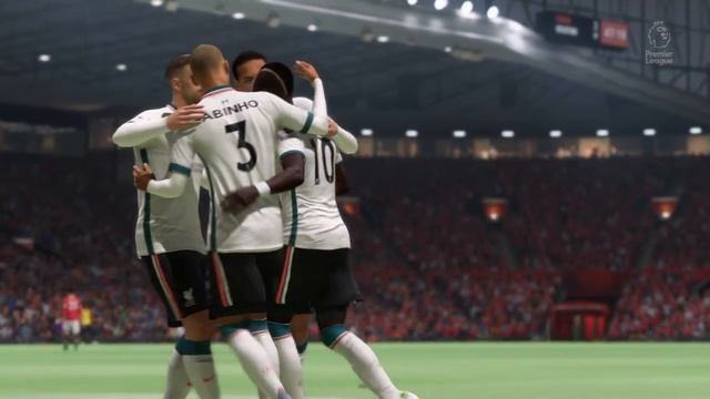 Manchester United vs Liverpool FIFA 22 PS4 Gameplay SALAH VS RONALDO