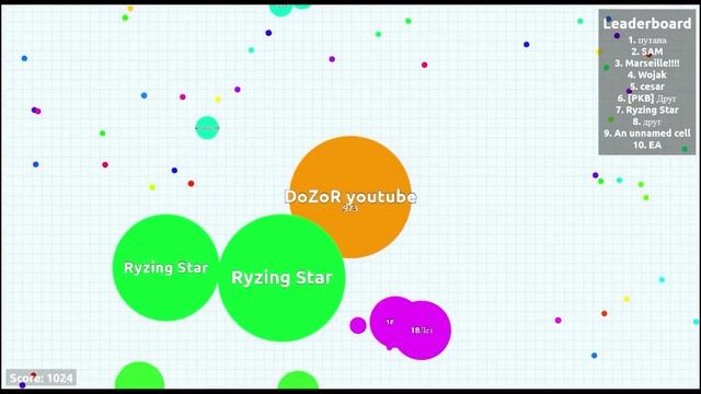 Agar.io (13) Суперспасение или МЕГАФАРТ 2