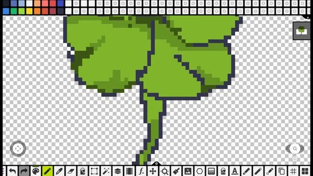Клевер в pixel art