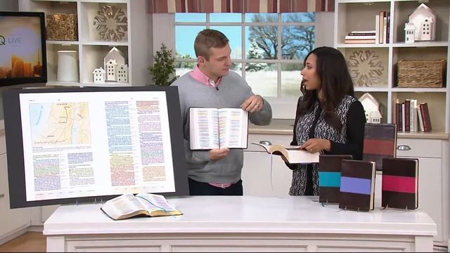 NIV Rainbow Study Bible with Color Coded Verses on QVC