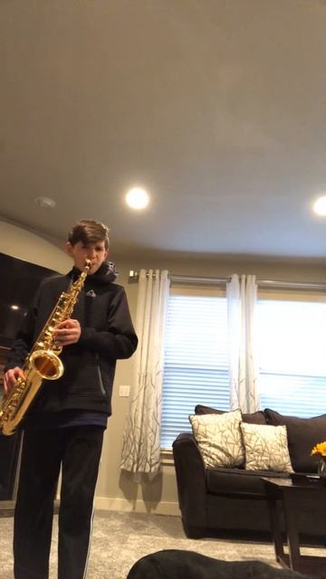 Pink Panther on Alto Sax