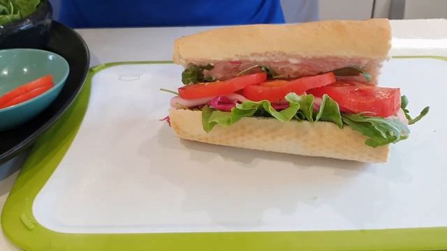 EGG HAM SANDWICH RECIPE. Back to School/packed lunch recipe