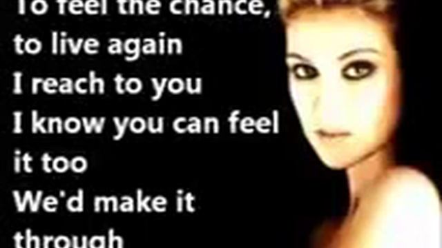 Celine Dion _I Surrender lyrics