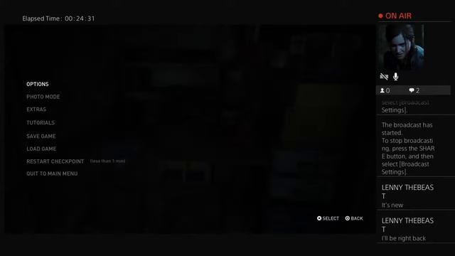 clementine-louis's FIRST STREAM last of us2 grounded MODE