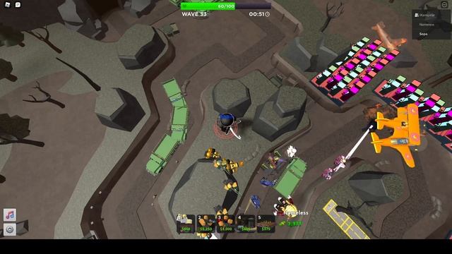 Hardcore Siki´s Strat Player 2 POV (Tower defense simulator)