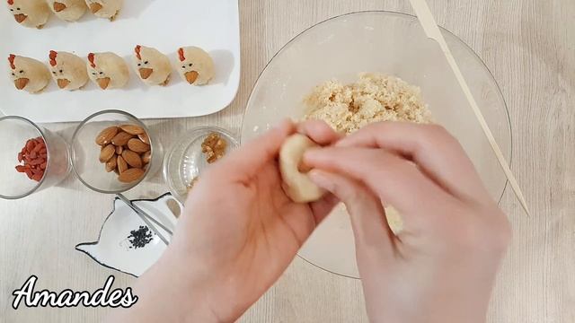 Recette de petits poussins à la noix de coco