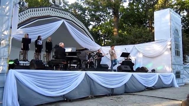 Pauls and Veski. Concert on island Saaremaa