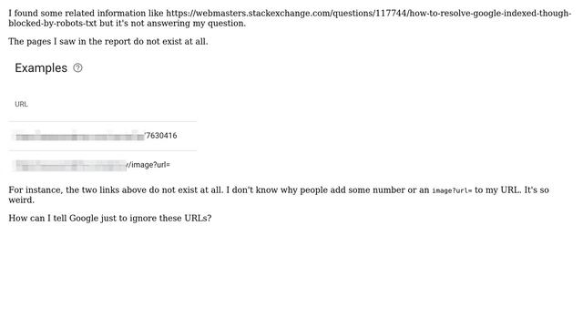 How do I fix the Indexed, though blocked by robots.txt issue if the reported pages do not exist...