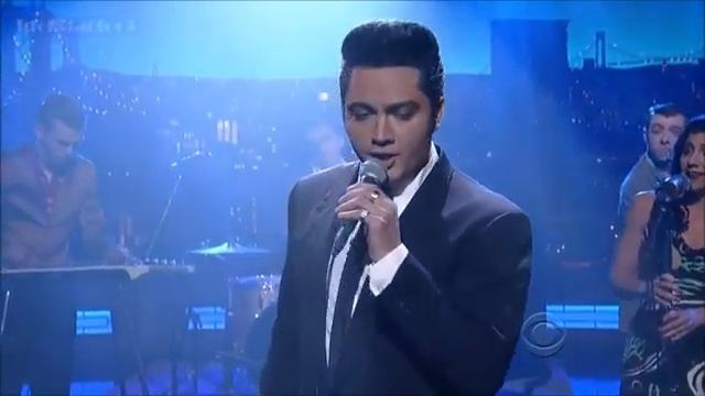 [HD] Justin Shandor - Can't Help Falling In Love (Elvis Week) - David Letterman 2-6-13
