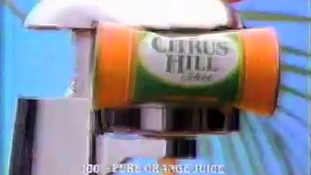 Citrus Hill Select Orange Juice Commercial (1985)