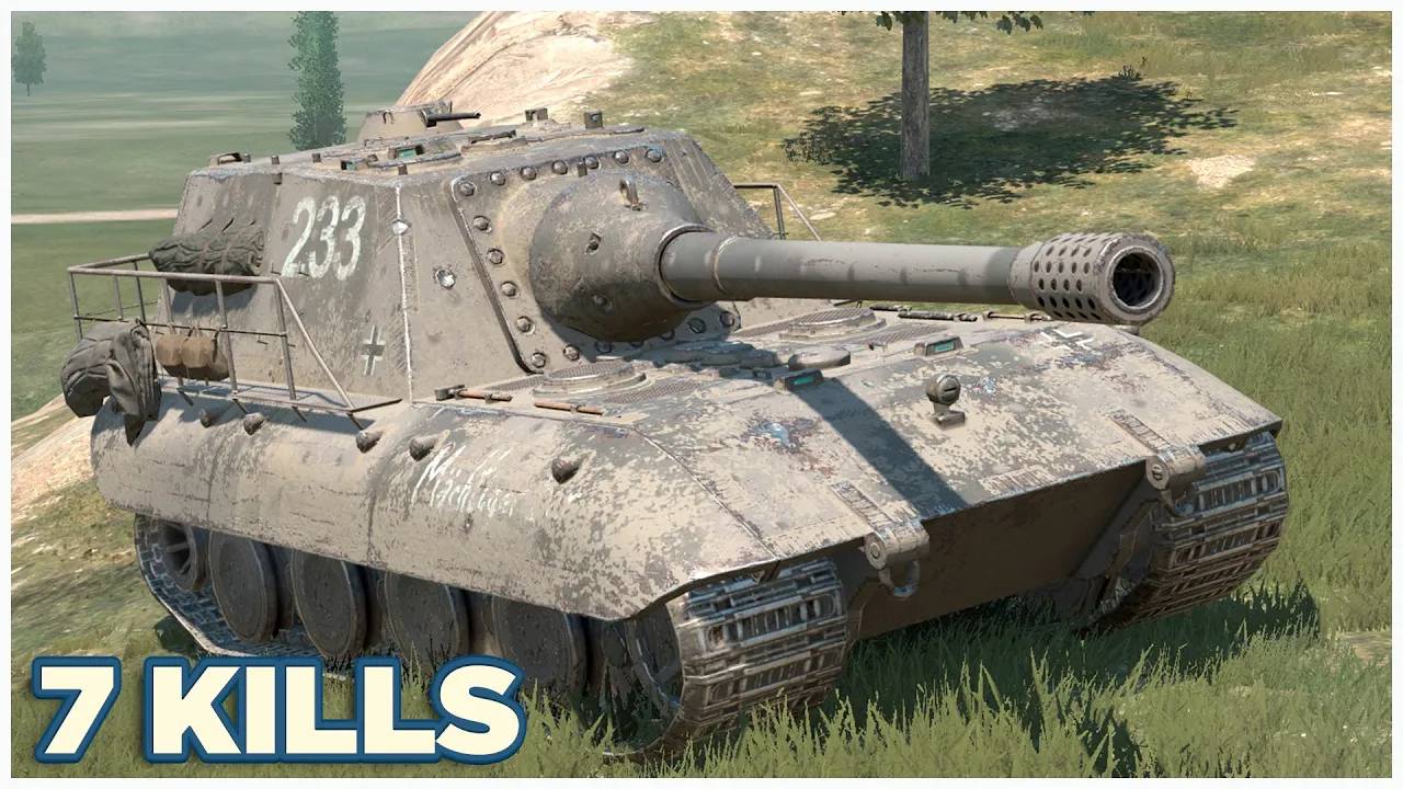 Jagdpanzer E 100  7.6К УРОНА  7 ФРАГОВ  Tanks blitz