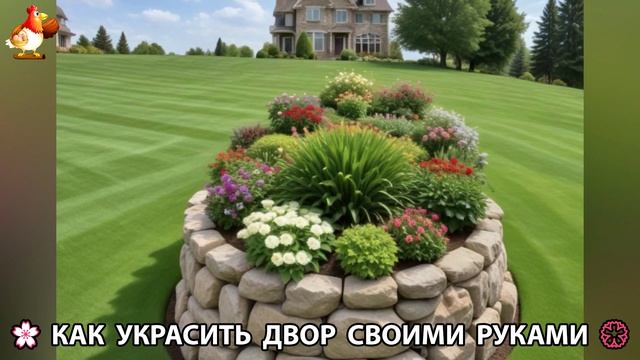 Как украсить двор дома фото идеи (136) 🏡 для дачи и сада своими руками 🌷🪻🌺💮