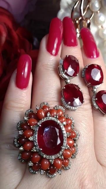 Рубины ❤️ Кораллы 🏵️ Брилики ⚜️ Родий Серебро 🌞 Скриншот Вотсап+7 928 394 26 55...