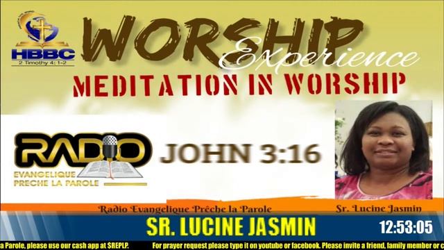MEDITATION IN WORSHIP/ SR. LUCINE JASMIN  5 /04 /23