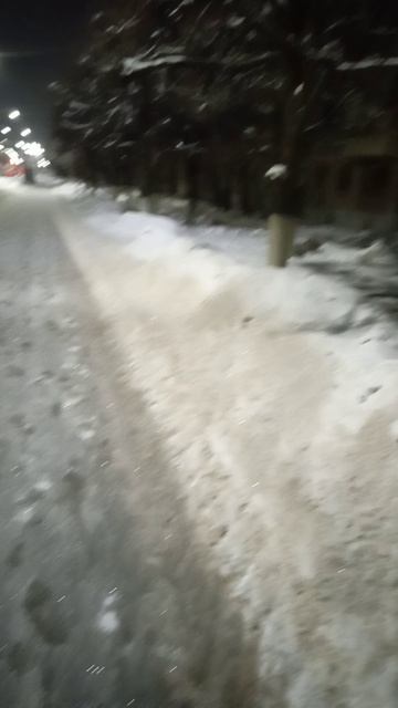 снег красивый выпал