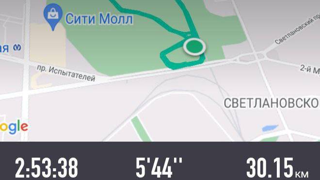 16.02.2025 г., ВС_2-ой тренировочный день моих спортивных выходных, 30,15 км