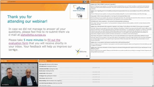 Webinar: Preparing dossiers to support demands for import of high-risk plants & plant products (2)