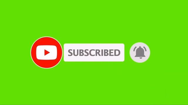 Подписаться, колокольчик. Хромокей