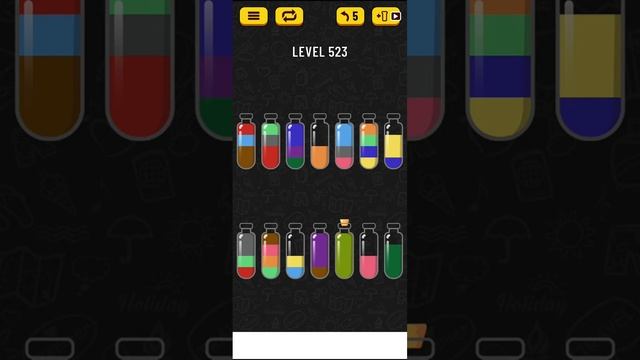 Soda Sort Puzzle - level 523