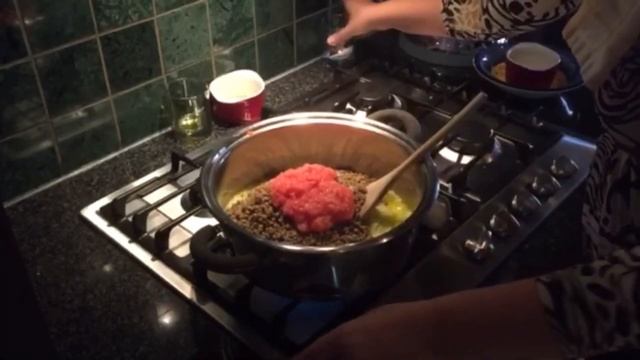 Easy Greek Fakes - lentil soup